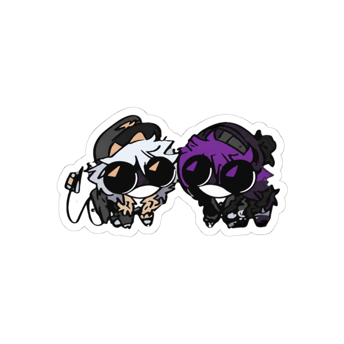 Murder Drones Cyn N Uzi Stickers | Cute Anime Fan Vinyl Decals
