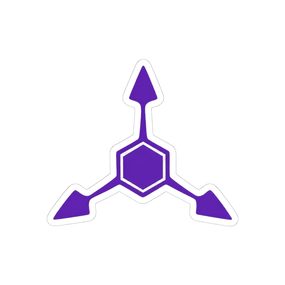 Absolute Solver Purple Murder Drones Sticker | Glitchy Fan Vinyl Decal