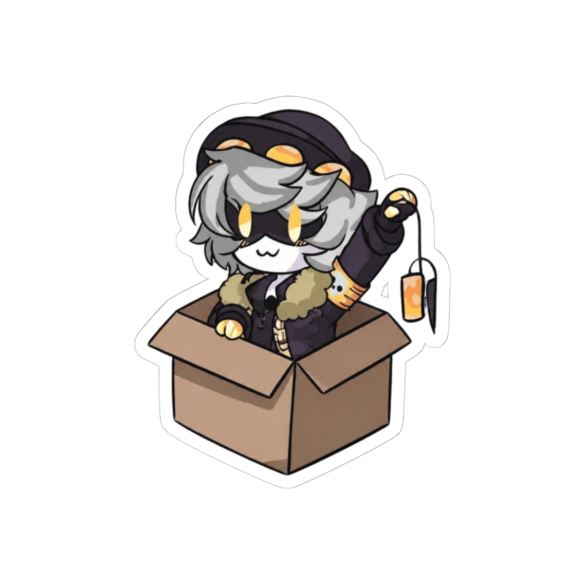 Serial Designation N Box Meme Sticker | Funny Vinyl Decal
