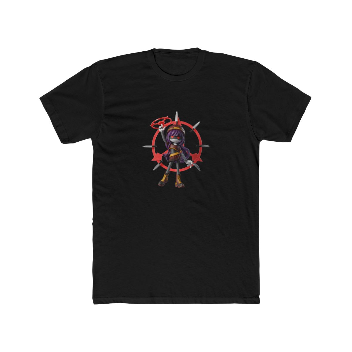 Kawaii Anime Doll Gaze Graphic T Shirt