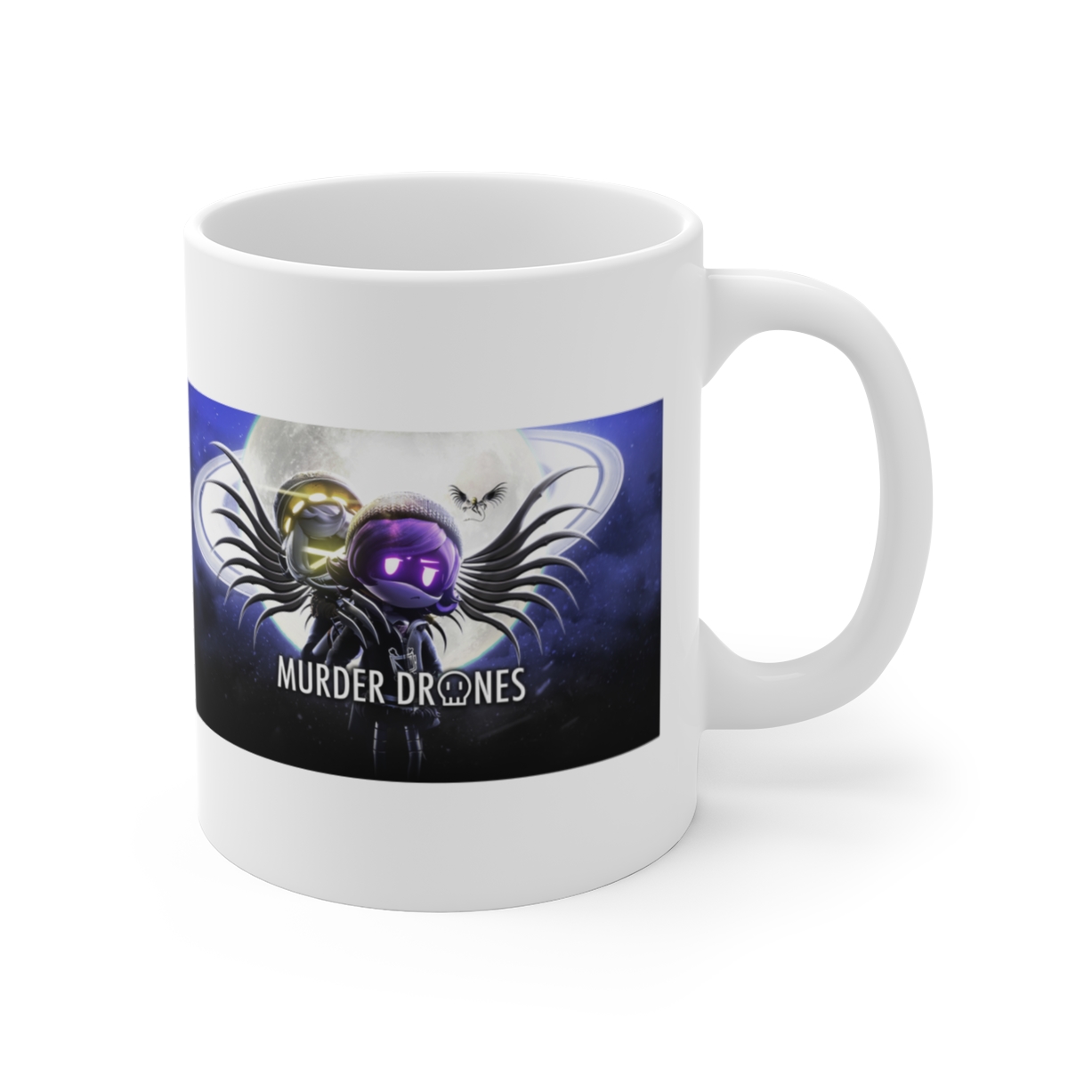 Murder Drones White Mug