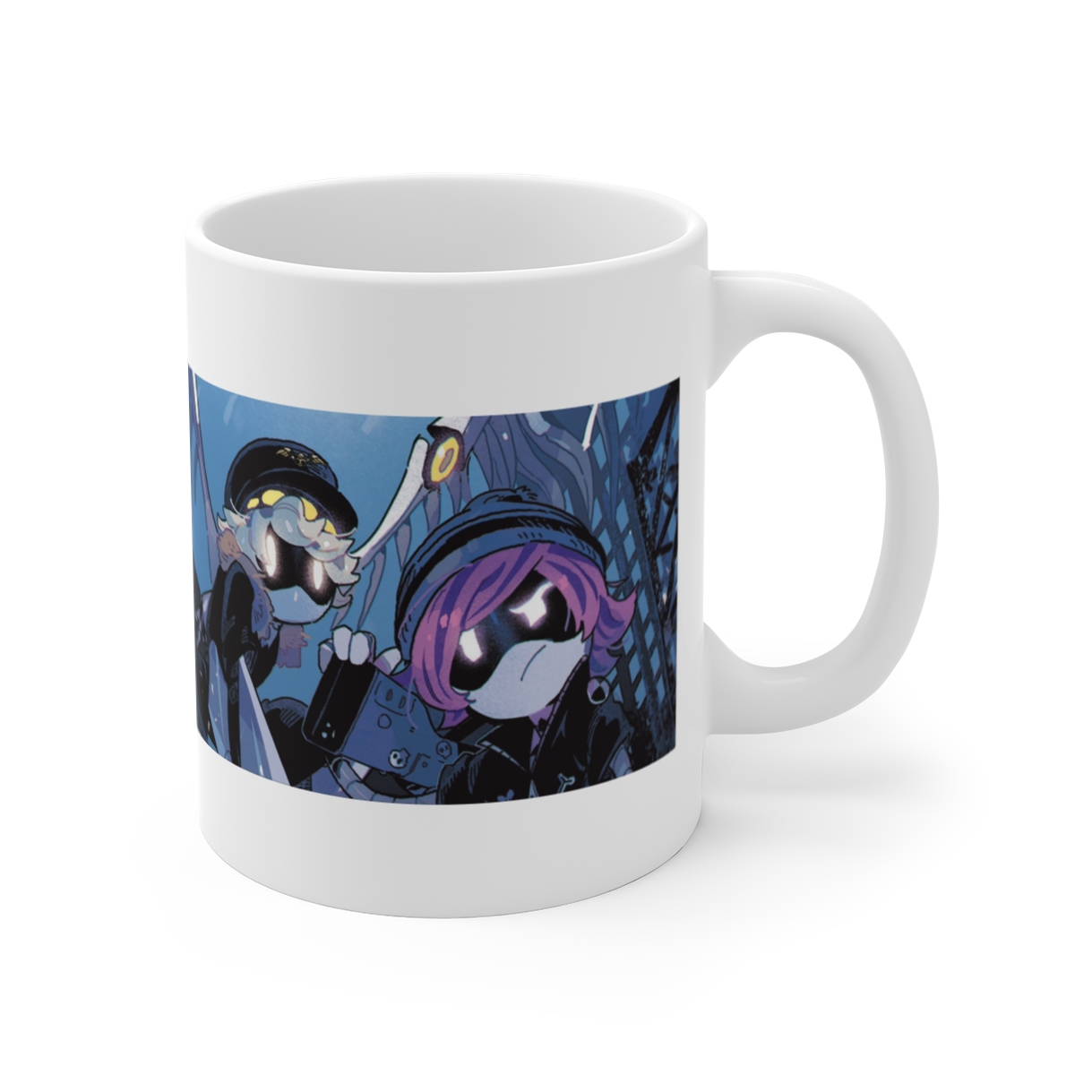 Murder Drones White Mug