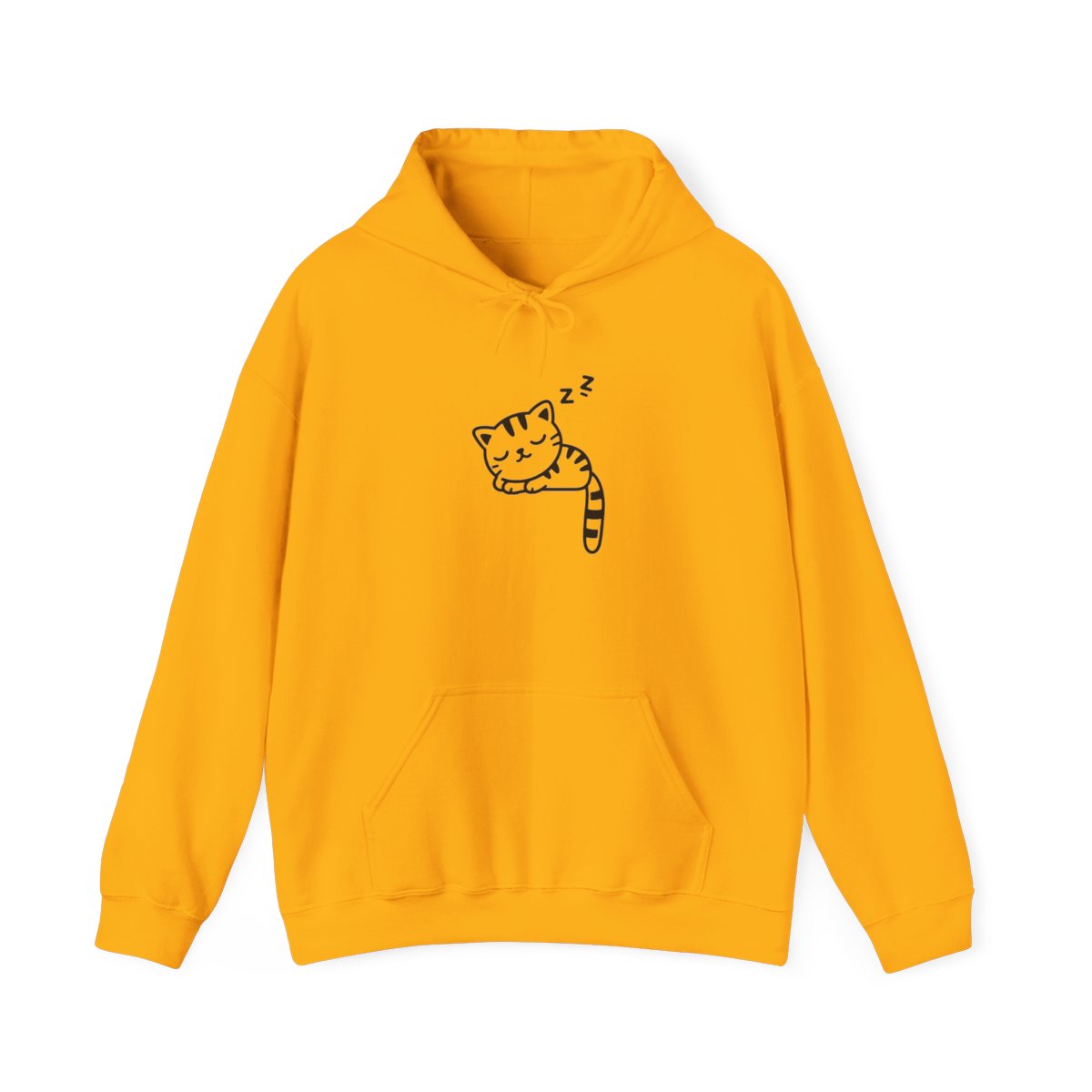 Women Teen Girls Hoodie Hoodie With Cute Cat Ear and Sleeping Cat Printed Pullover - alternate angle 2, merchandise