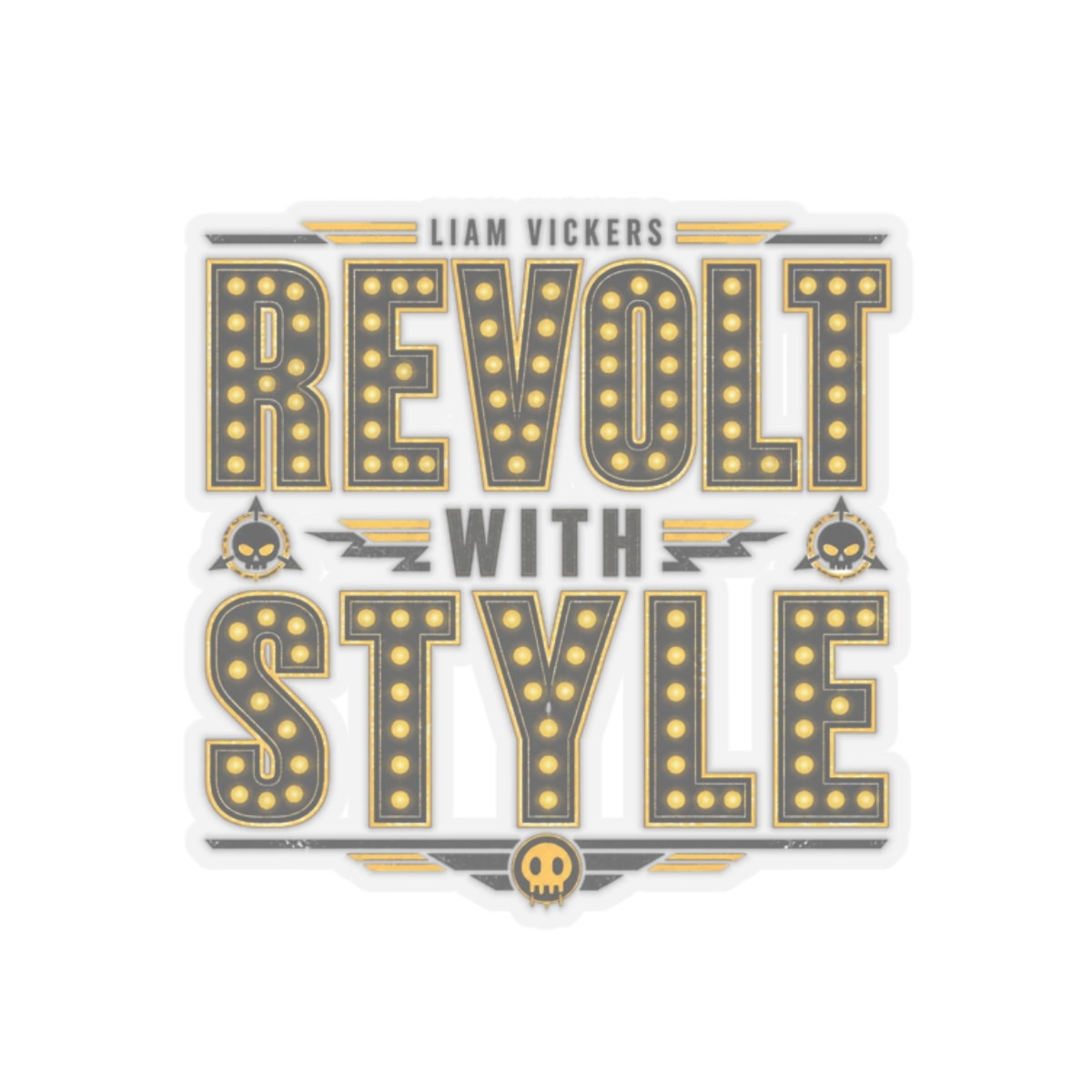 Murder Drones "Revolt with Style" Sticker