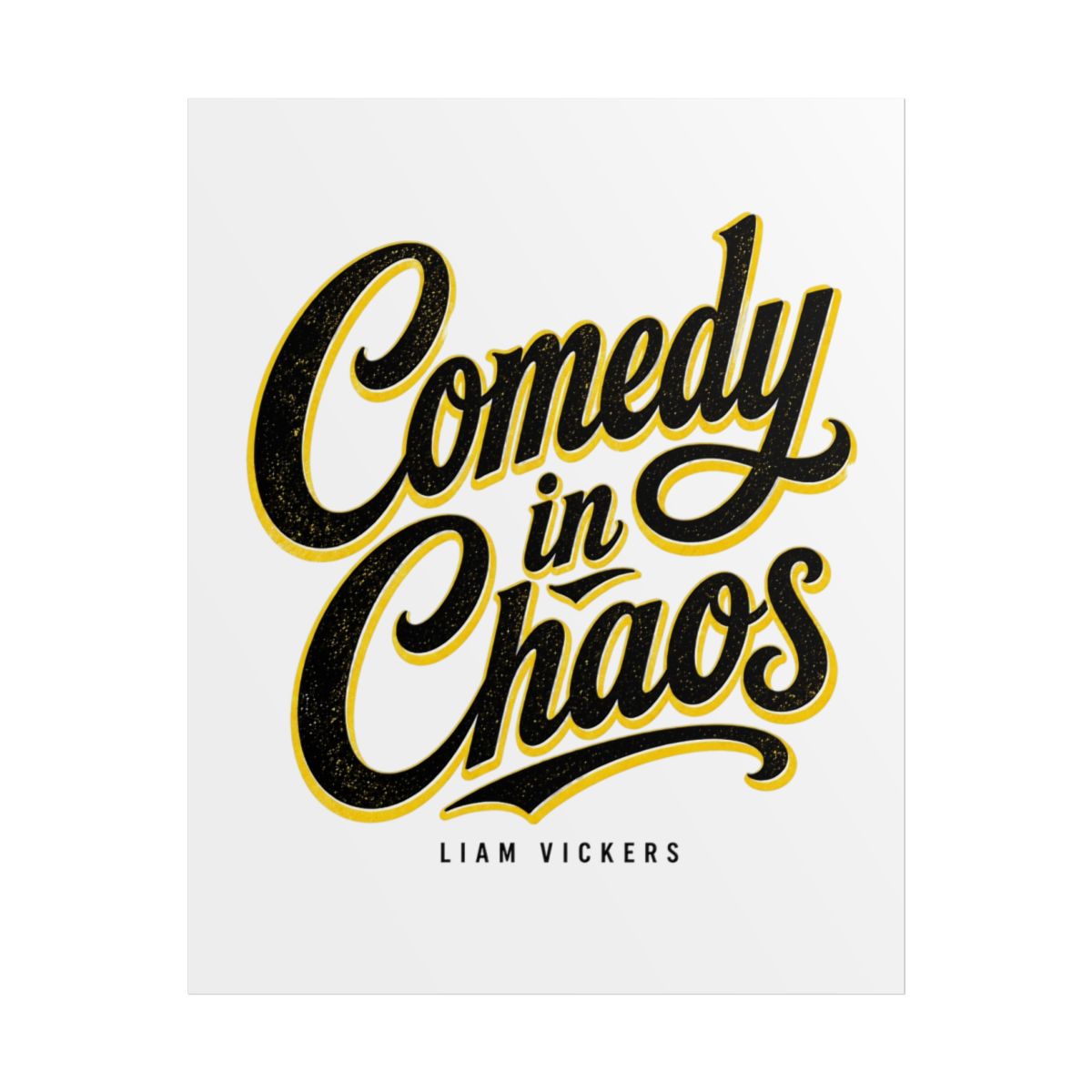 Murder Drones "Comedy in Chaos" Poster