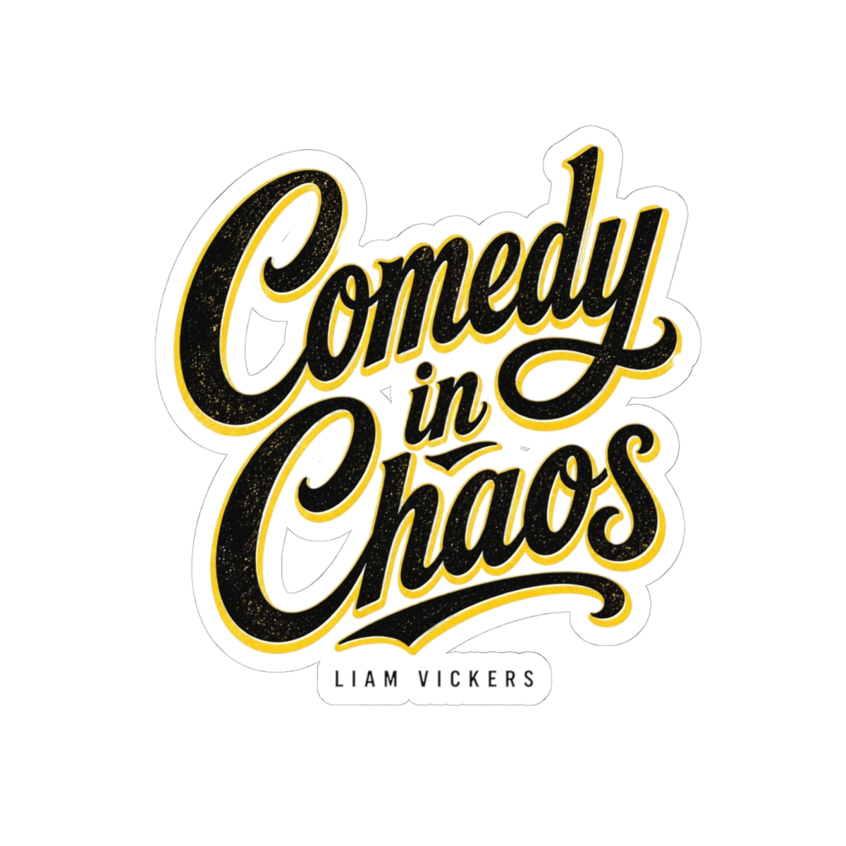 Murder Drones "Comedy in Chaos" Sticker