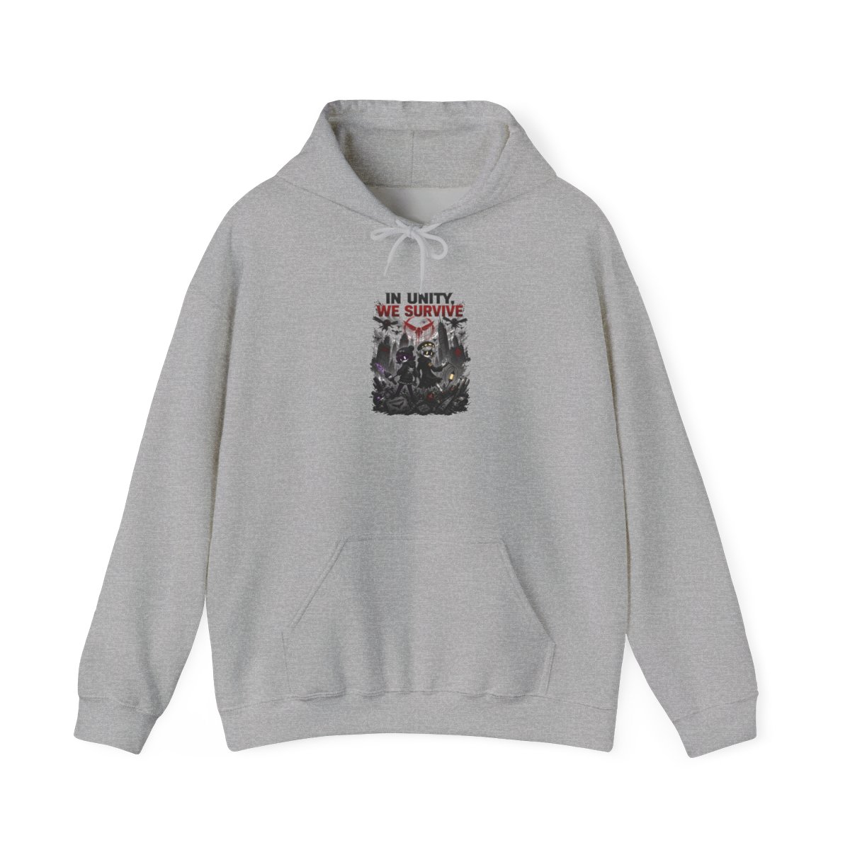 Murder Drones "In Unity, We Survive" Hoodie - alternate angle 3, merchandise
