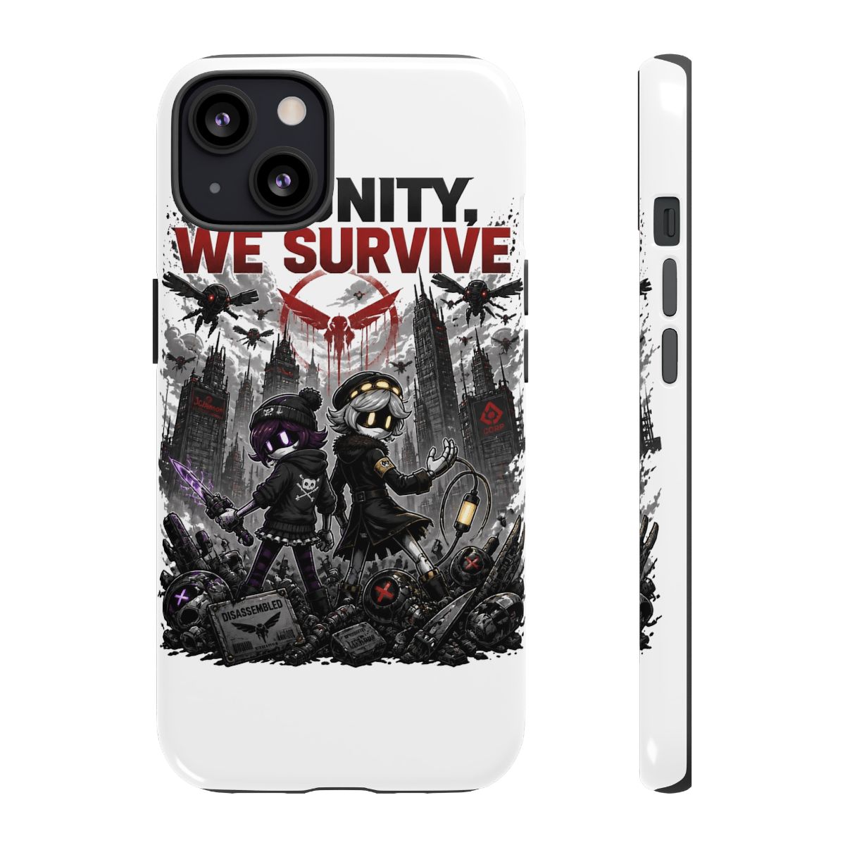 Murder Drones "In Unity, We Survive" Phone Case
