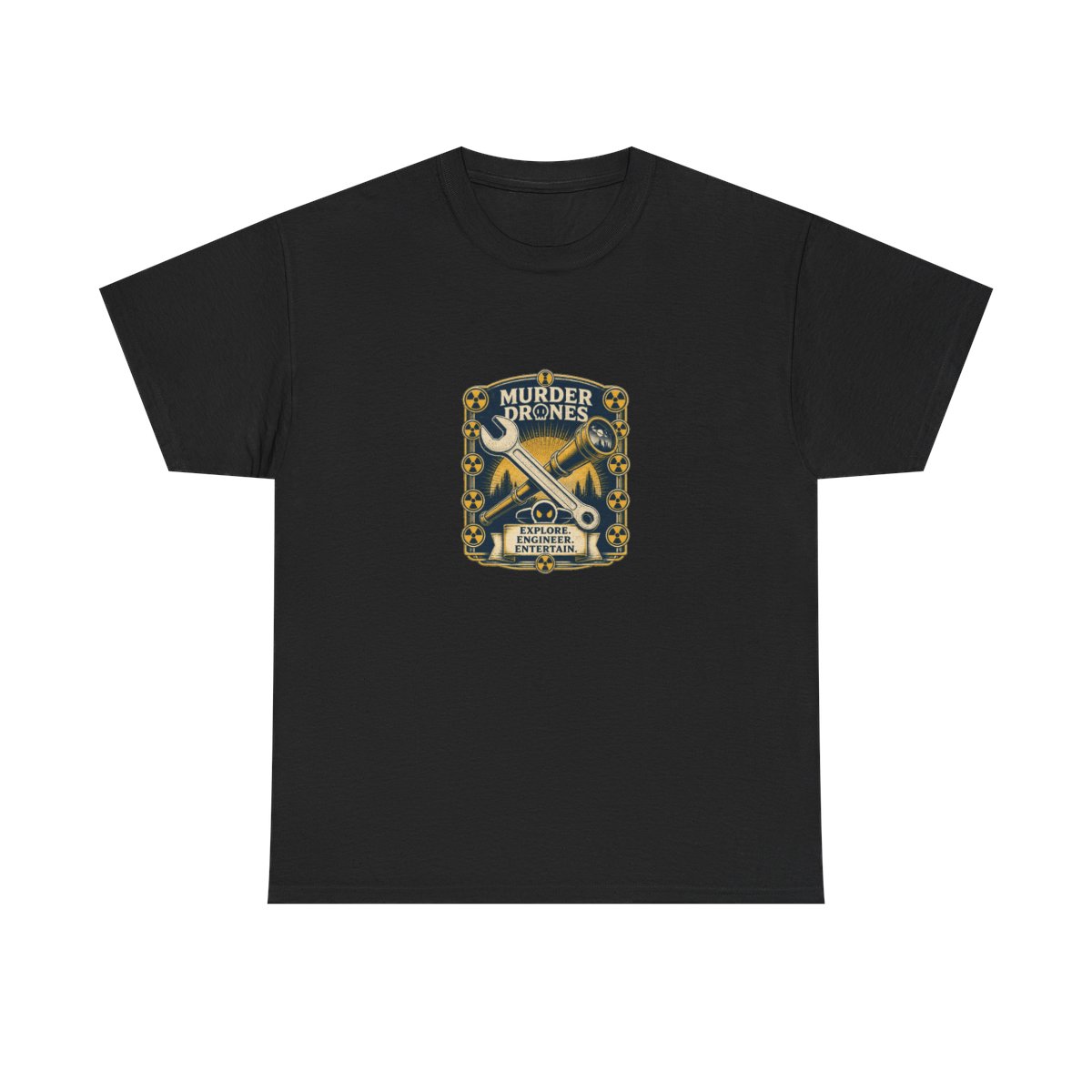 Murder Drones "Explore. Engineer. Entertain." Unisex Tee