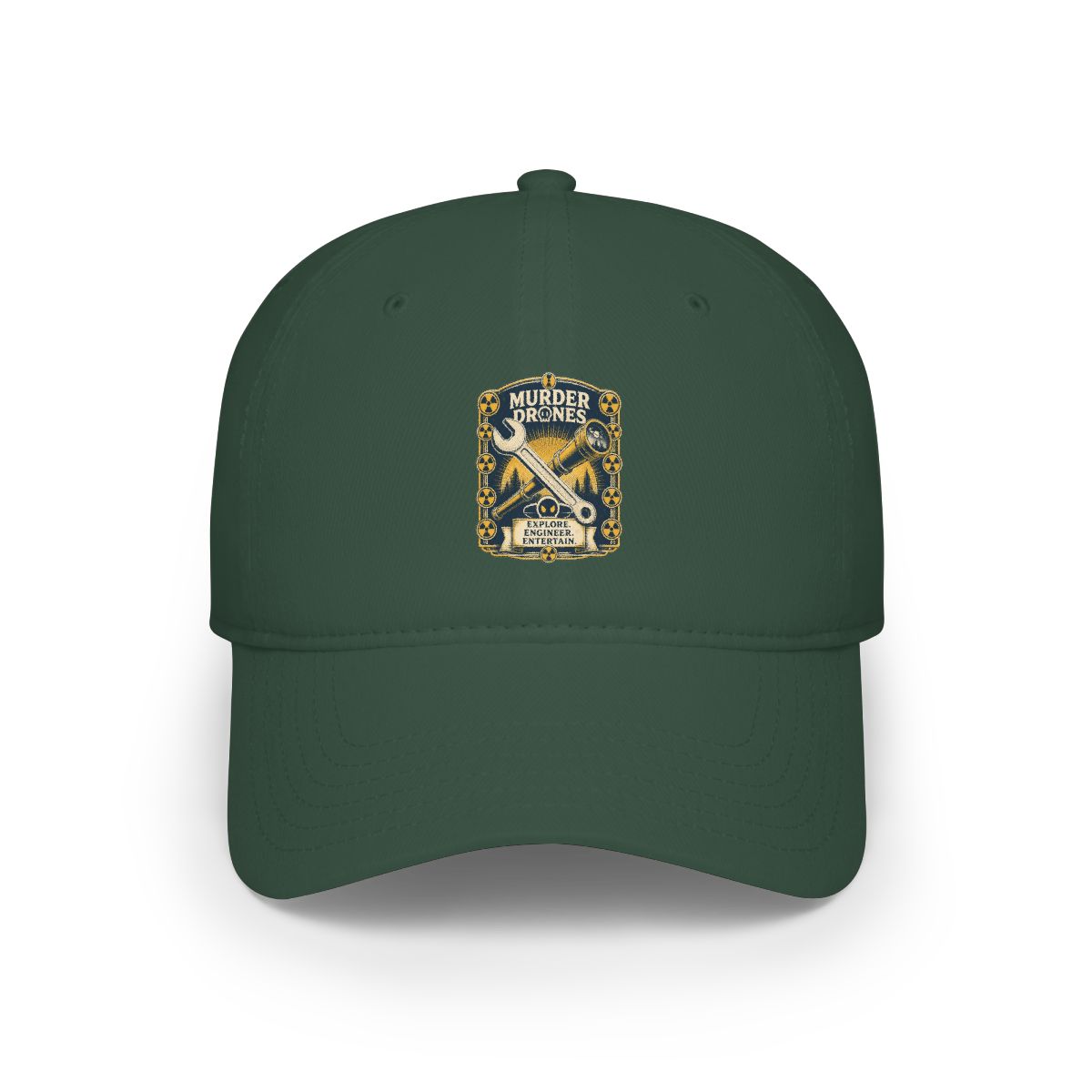 Murder Drones "Explore. Engineer. Entertain." Hat - alternate angle 4, merchandise