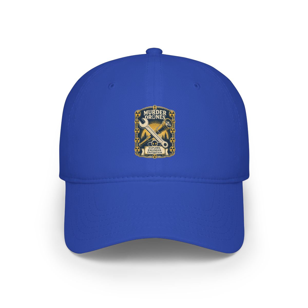 Murder Drones "Explore. Engineer. Entertain." Hat - alternate angle 5, merchandise
