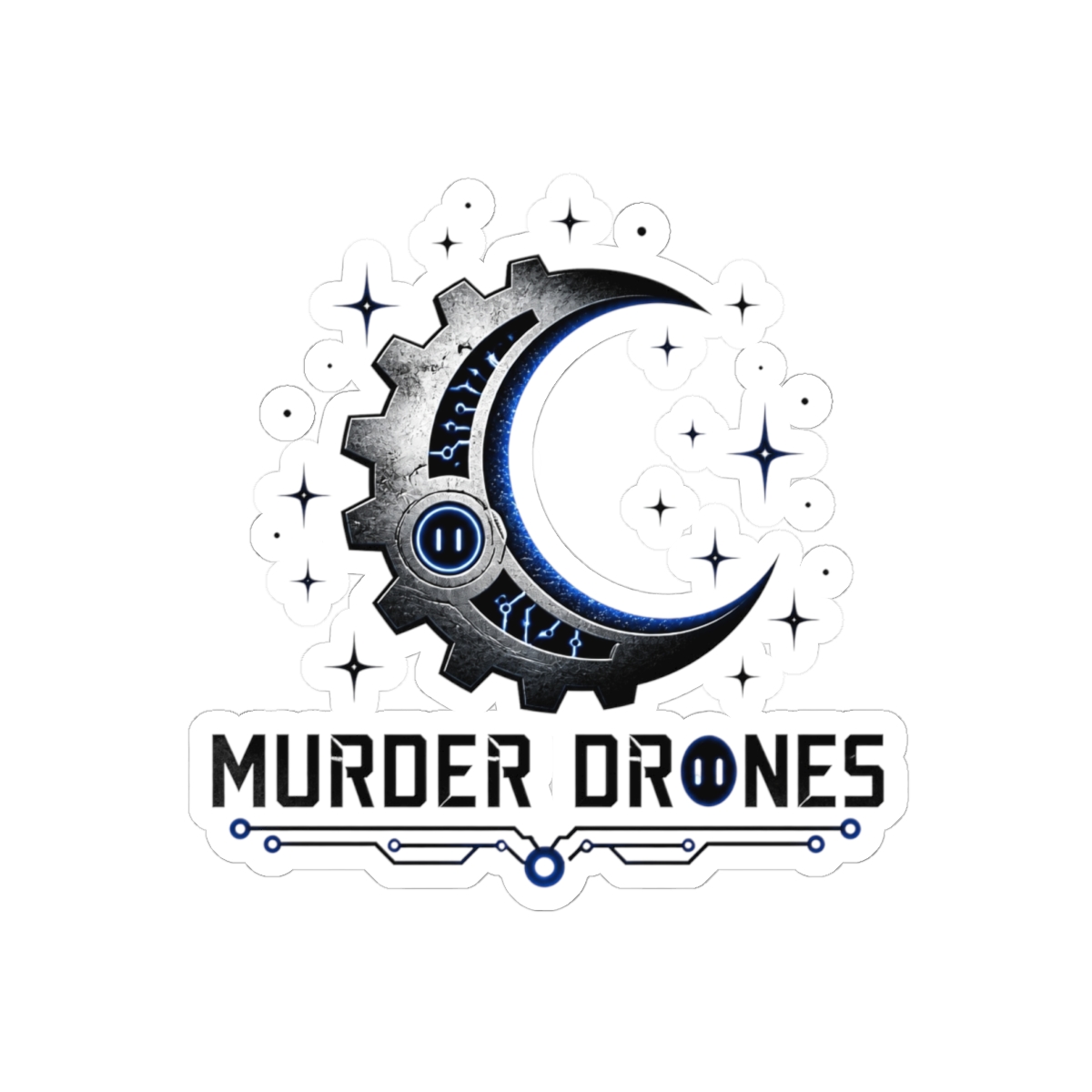 Murder Drones "Murder Drones" Sticker - alternate angle 3, merchandise