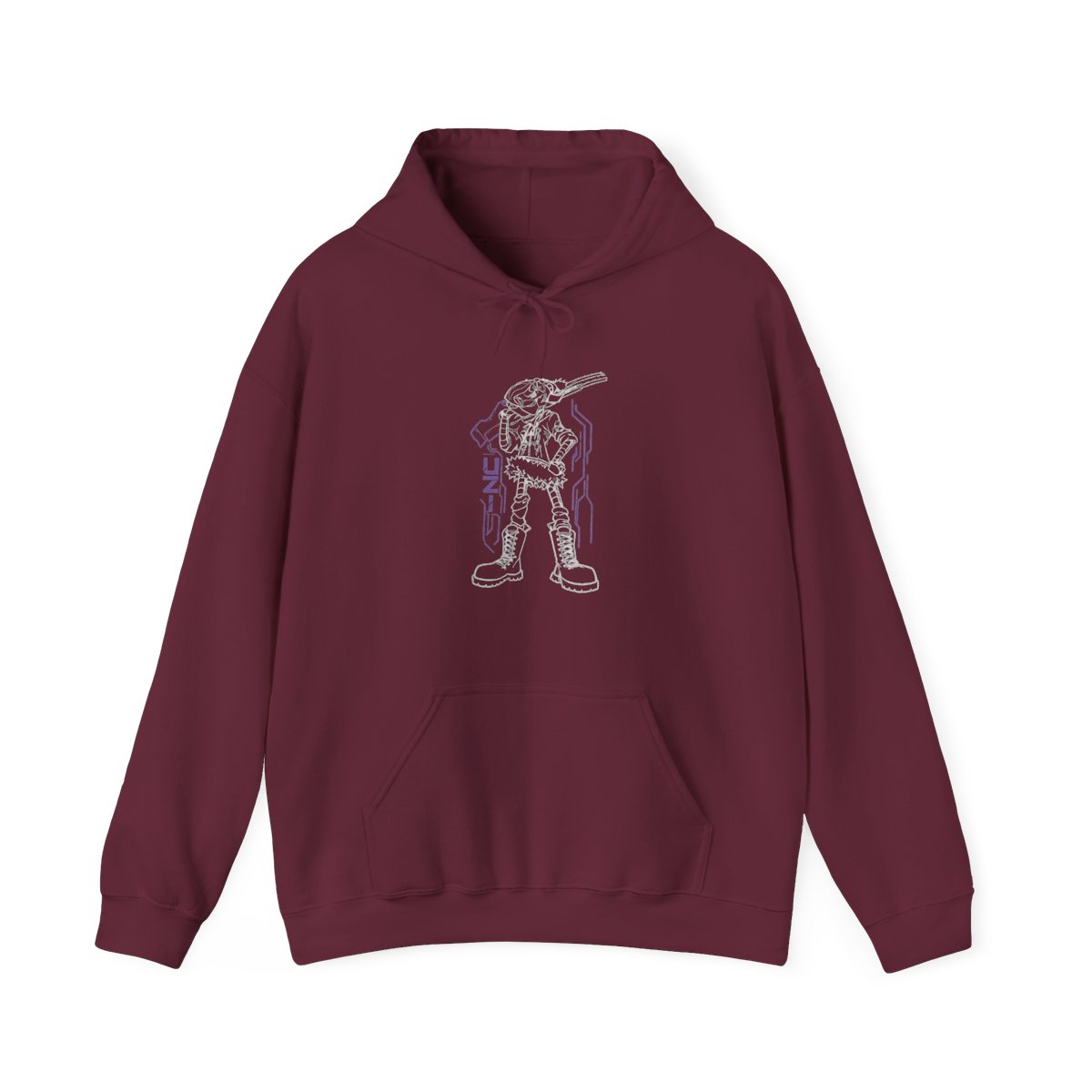Murder Drones Uzi Girls Twofer Hoodie Plus Size - alternate angle 3, merchandise