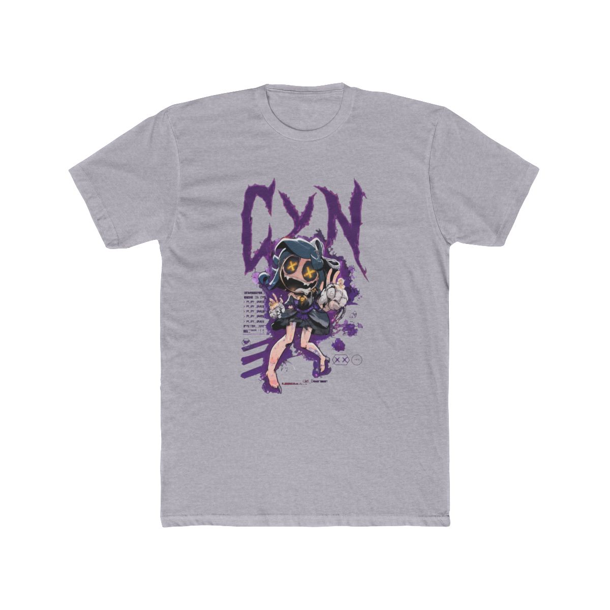 Murder Drones Cyn Mineral Wash T Shirt - alternate angle 3, merchandise