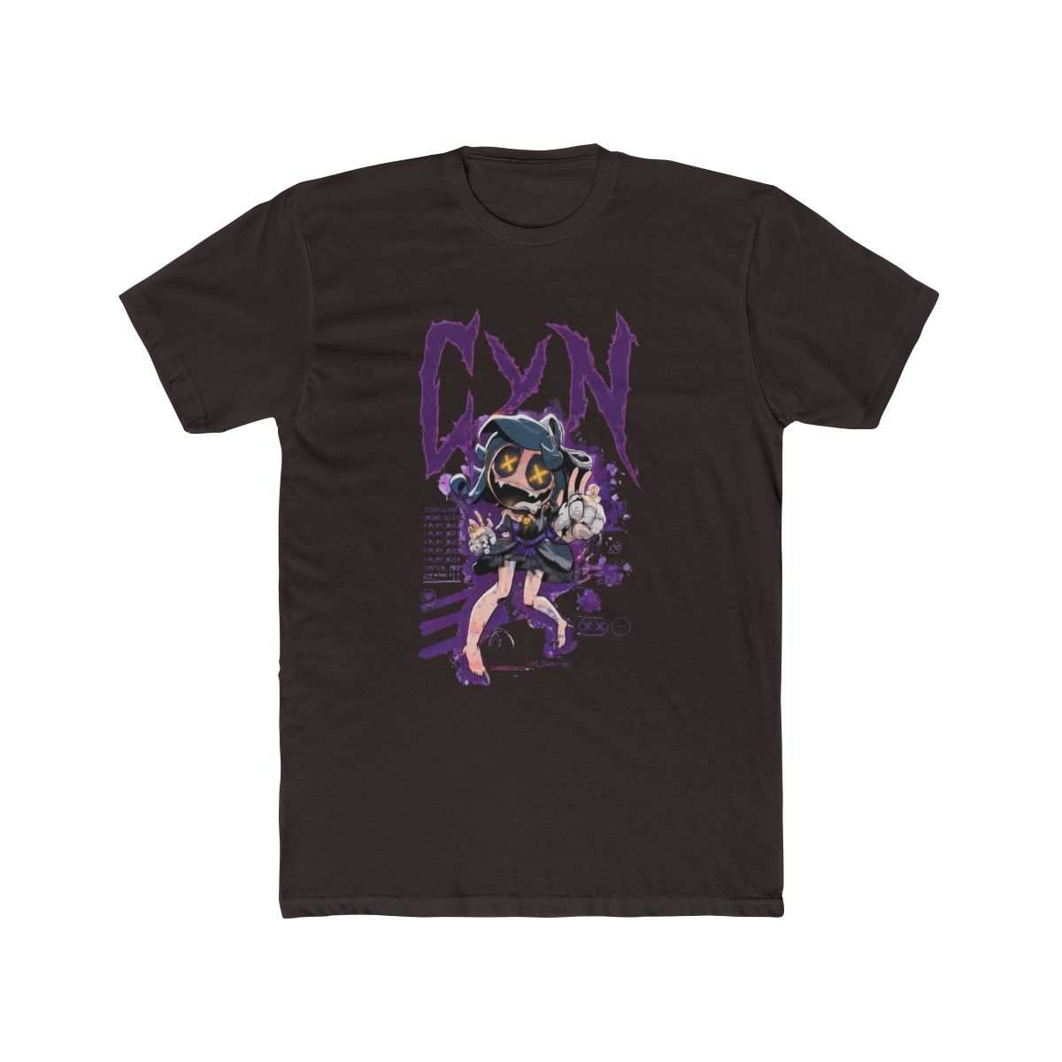 Murder Drones Cyn Mineral Wash T Shirt - alternate angle 2, merchandise
